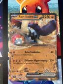 Carte Pokémon Fort ivoire EX 123/198 Ecarlate & Violet