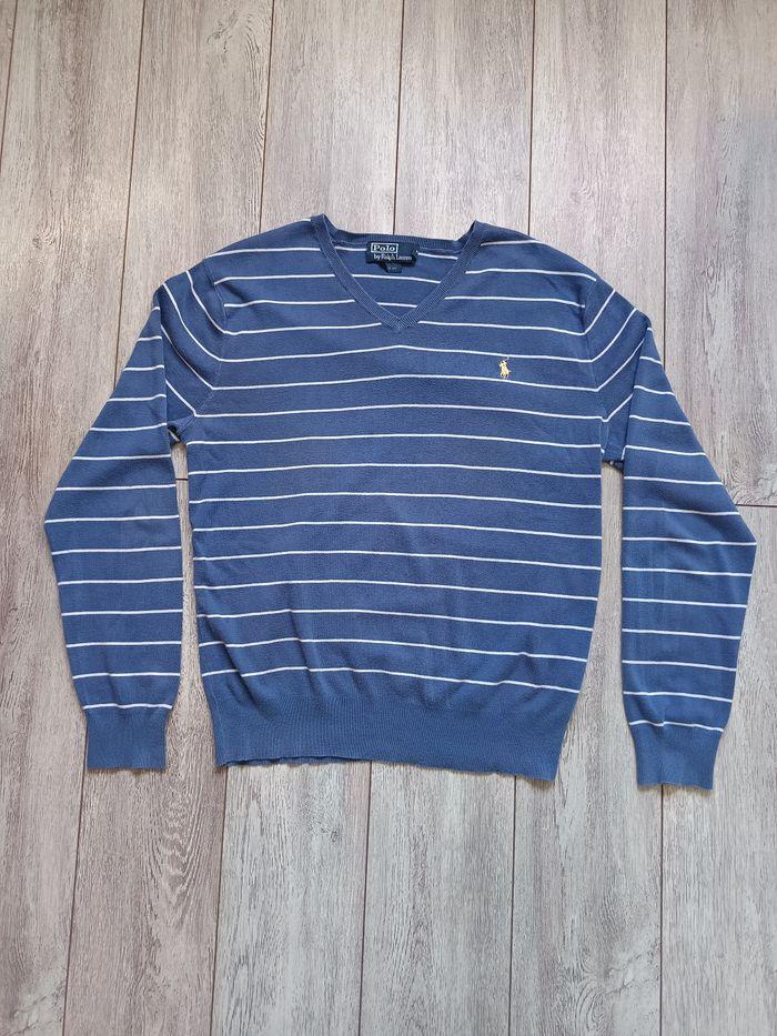 Pull col V Ralph Lauren taille - photo numéro 1