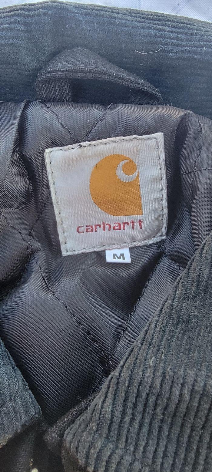 Veste vintage Carhartt Detroit noire taille M reworked - photo numéro 4