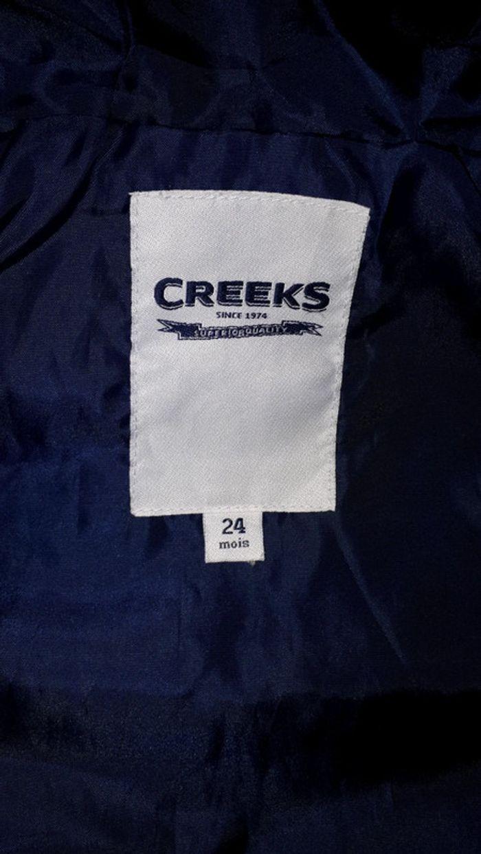 Imperméable couleur bleu jean Creeks 2 ans - photo numéro 7