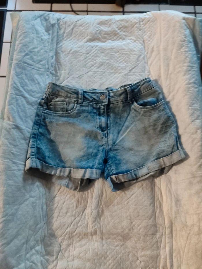 Short en jean fille - photo numéro 1