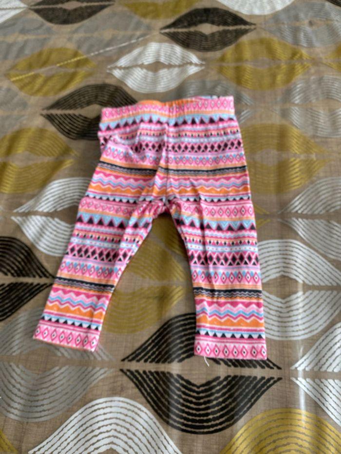 Lot 3 leggings fille taille 6 mois - photo numéro 4