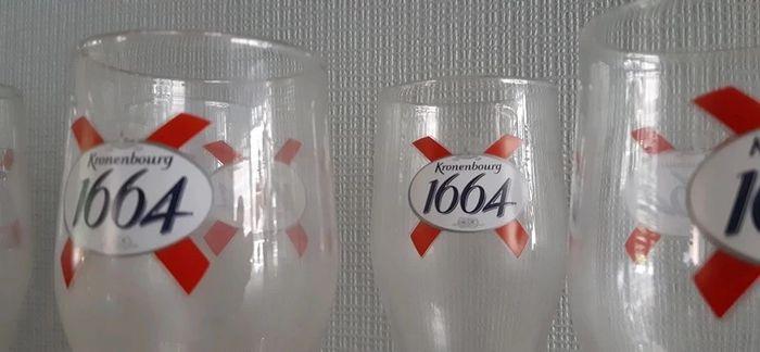 6 tres grand verres 1664 - photo numéro 2