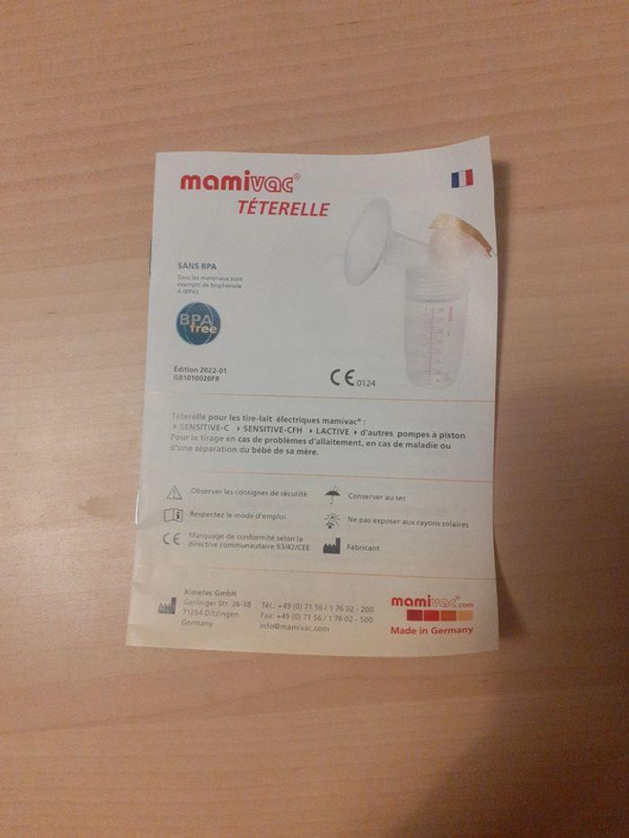 Téterelles pour tire-lait mamivac - photo numéro 4