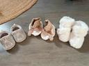 3 paires de chaussons bébé