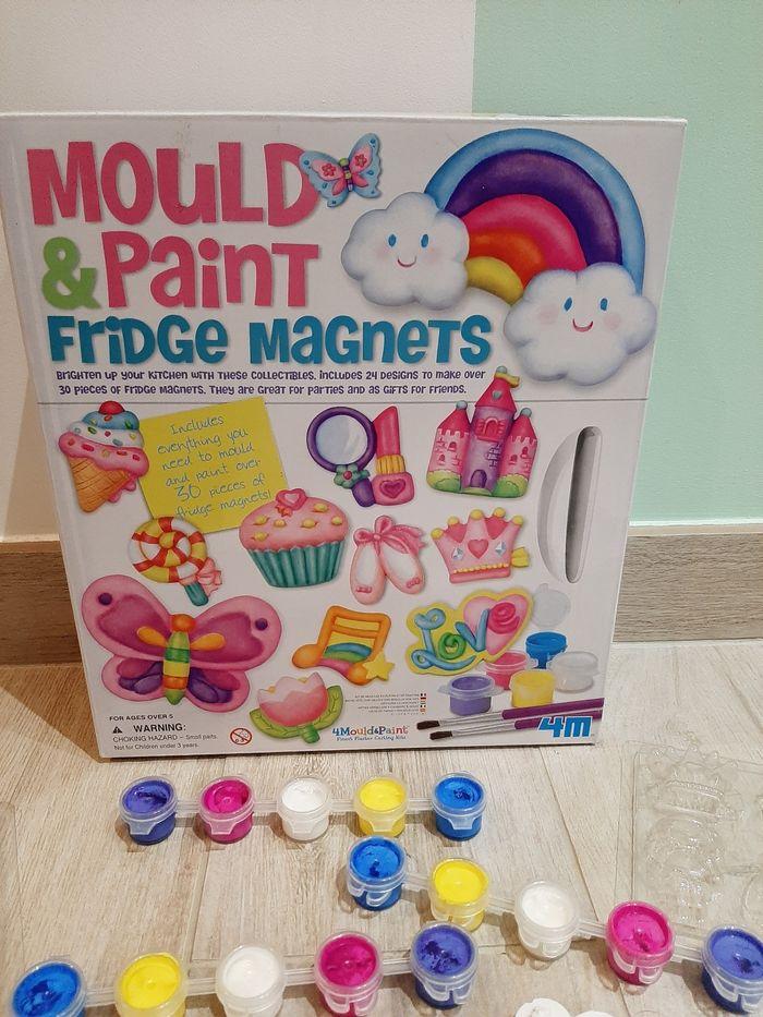 Kit de moulage et peinture magnet pour frigo - photo numéro 2