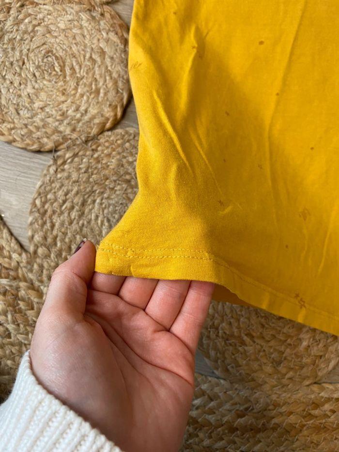 T-shirt manches longues jaune moutarde Gémo taille 8 ans - photo numéro 7