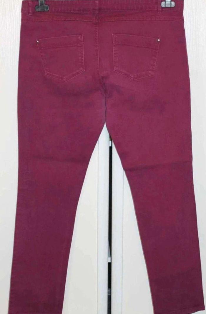 Pantalon  –  Violine  – Camaïeu  -  46 - photo numéro 5