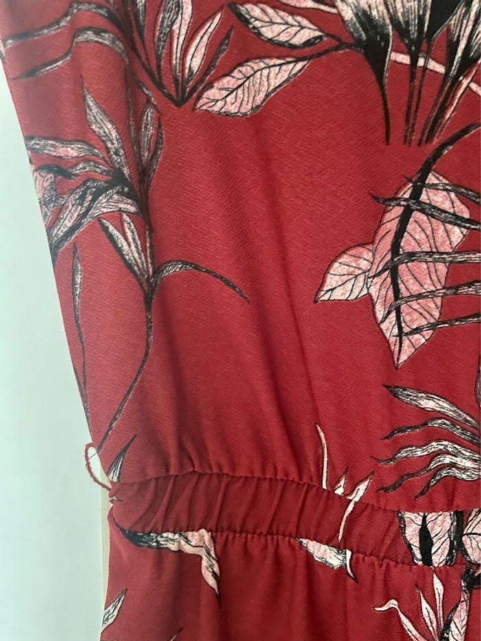 Combishort Mango à fleurs bordeaux taille S - photo numéro 8