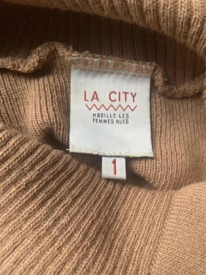 Pull col ouvert La city taille 1 - photo numéro 6