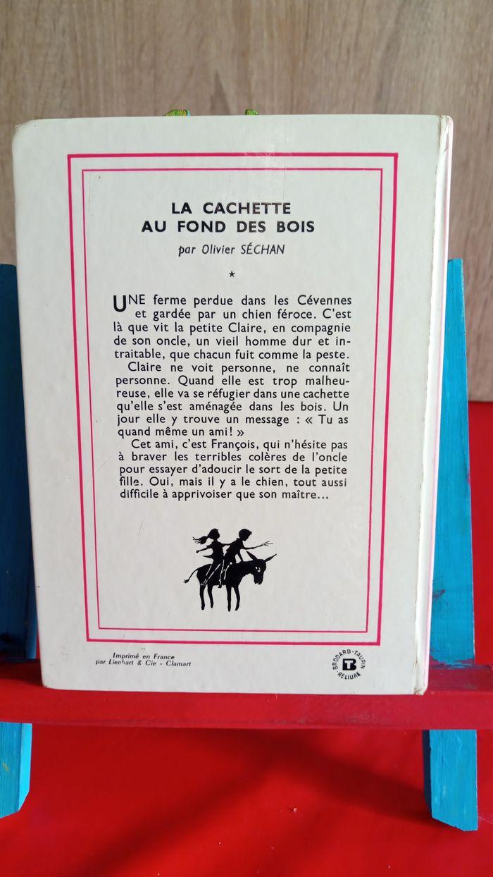 la cachette au fond des bois, n° 72, 1964, bibliothèque rose - photo numéro 2