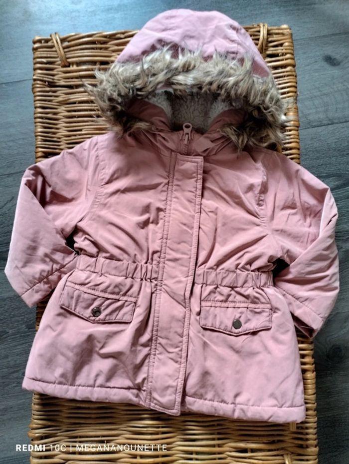 🦋Joli manteau Parkas fourré avec capuche 2 ans - 24 mois Boutique Parisienne - photo numéro 1