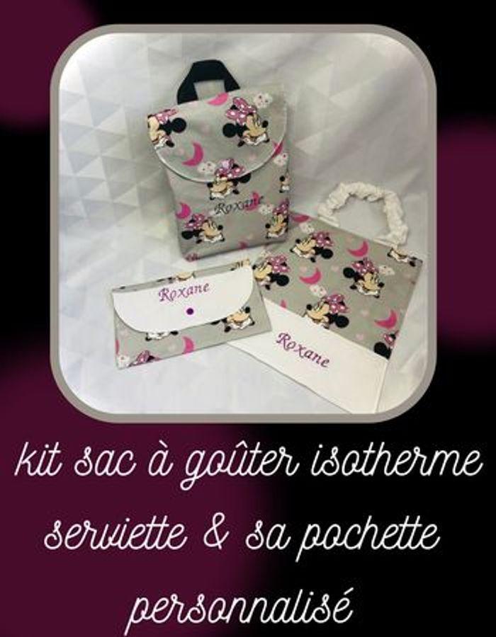 Kit sac à goûter personnalisé