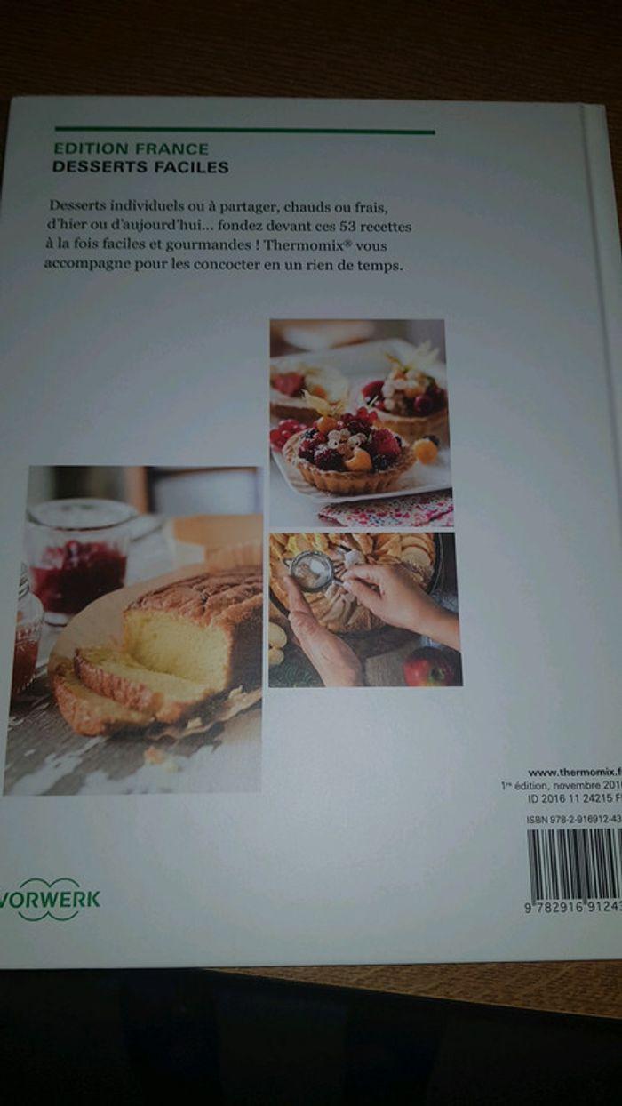 Livre thermomix "dessert" - photo numéro 2