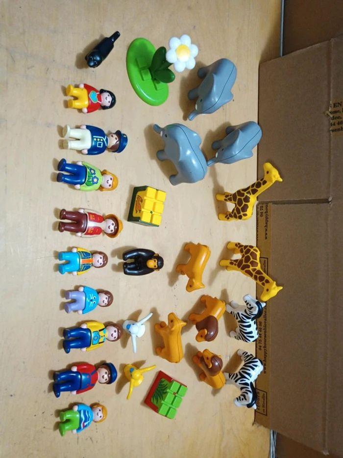 lot animaux de la savane playmobil 1.2.3