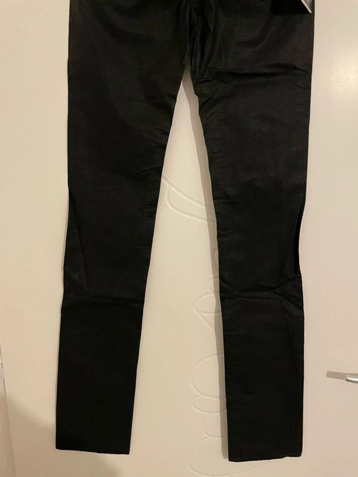 Pantalon huilé noir taille haute skinny fit neuf adidas taille W23 L34 soit taille 32/34 - photo numéro 7