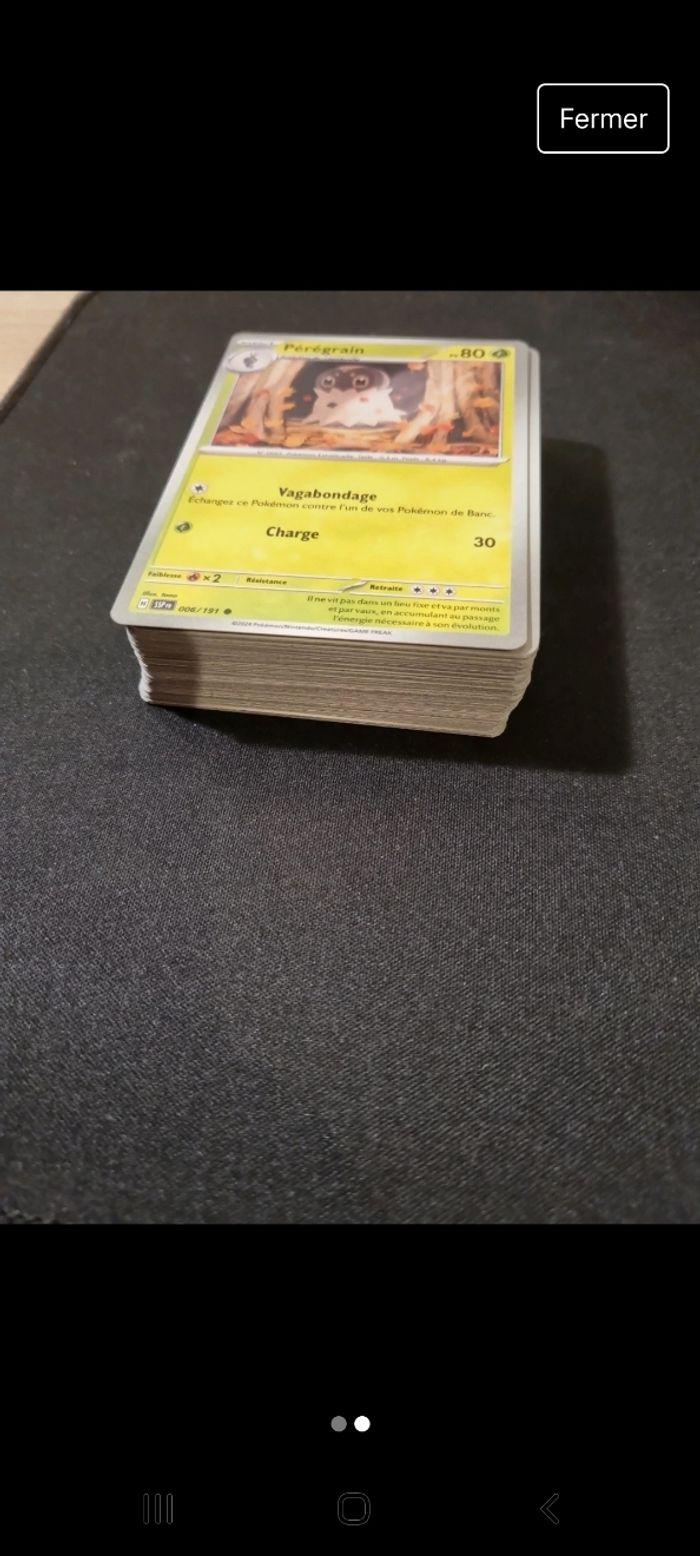 Lot de 63 cartes Pokémon - Série Étincelles Déferlantes - photo numéro 2