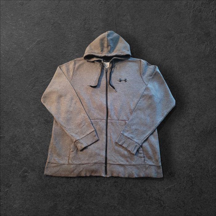 Veste zip Gris Under Armour Taille XL Logo Thermocollant - photo numéro 1