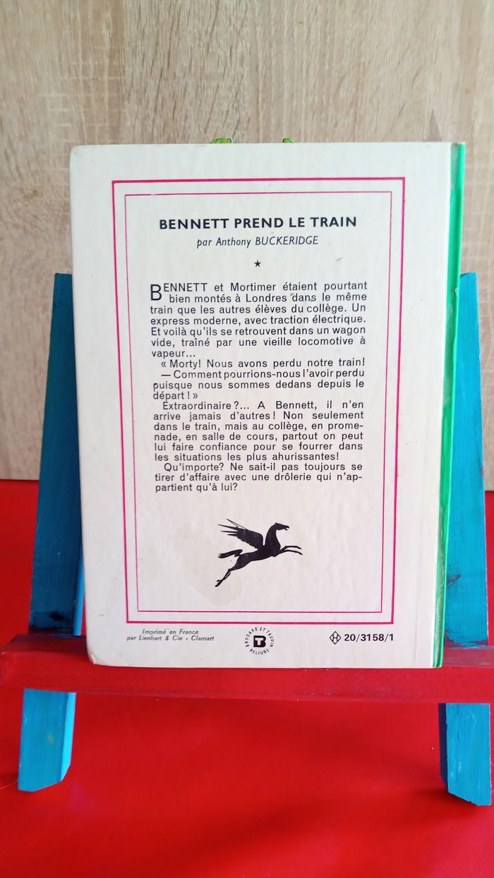 Bennett prend le train, n° 391, 1969, bibliothèque verte - photo numéro 2