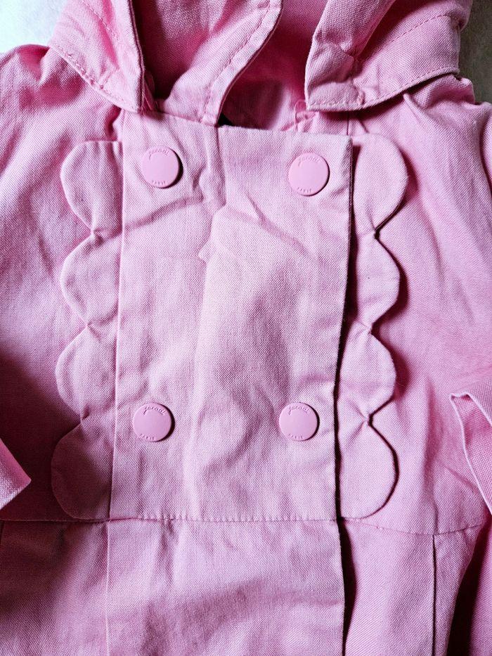 Magnifique manteau léger Jacadi rose - 18 mois - photo numéro 2