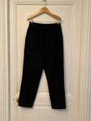 Pantalon noir droit chaud Caroll