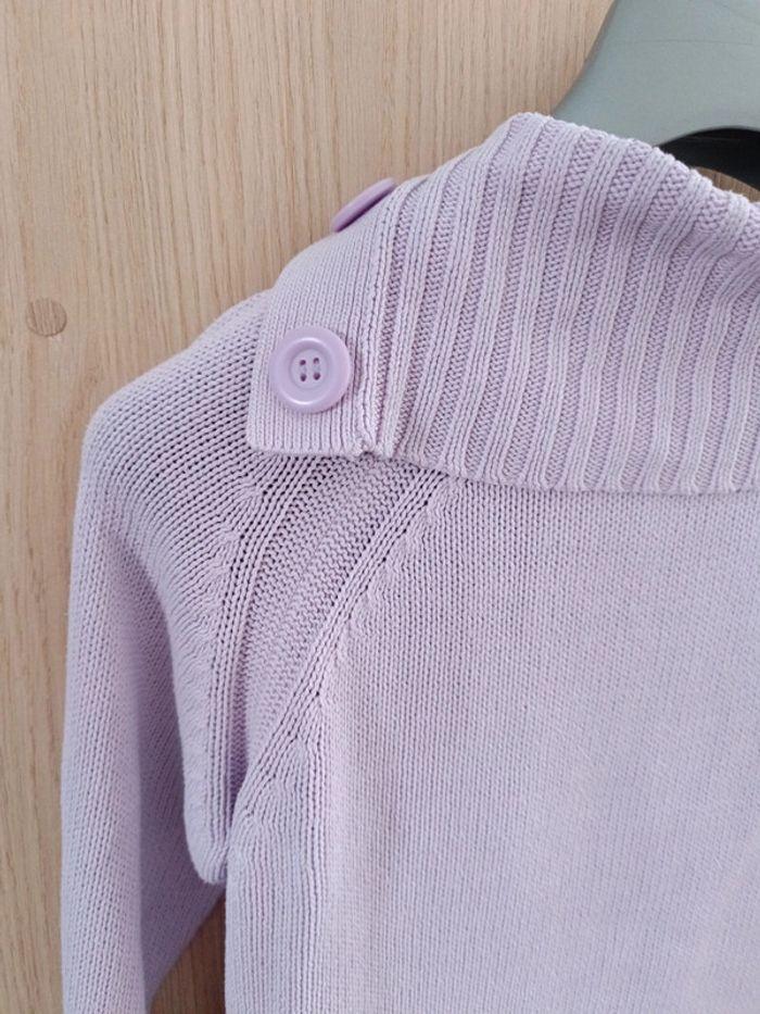 Pull avec col laine violet taille M de C&A - photo numéro 6