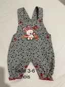 Salopette hiver bébé taille 3-6 mois