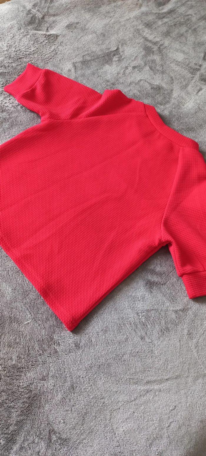 Blouse rouge, taille 5/6ans. - photo numéro 5