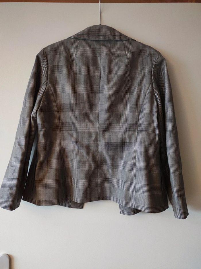 Veste de tailleur motif pied de coq - photo numéro 2