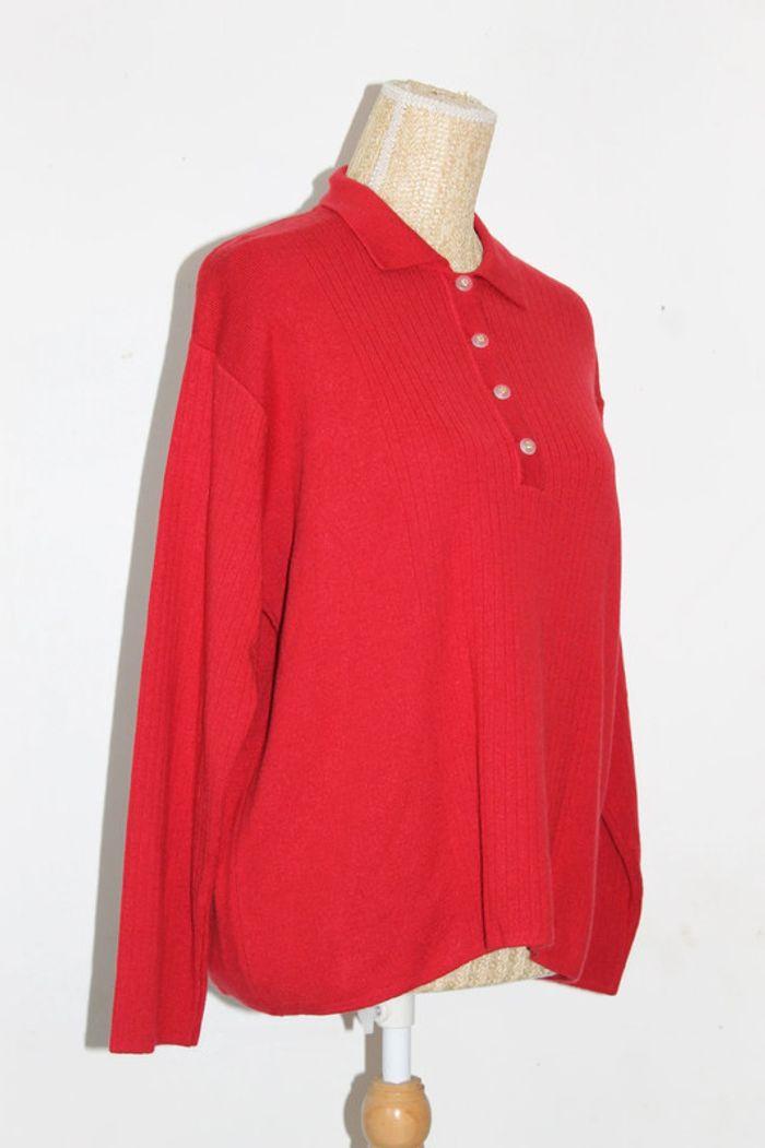 Pull hiver rouge - Manches longues - Fileuse d'arvor - 54 - photo numéro 9