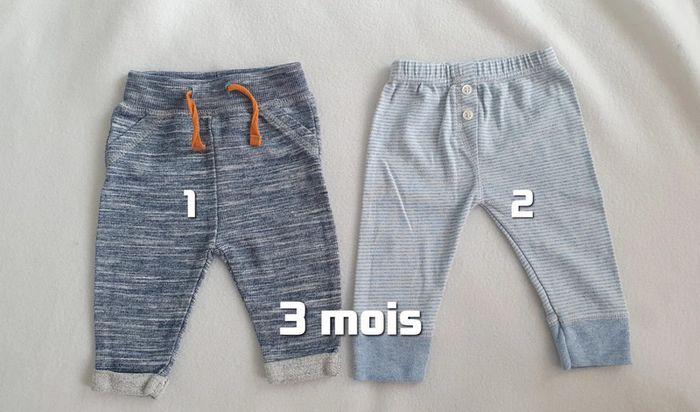 Pantalon bébé 3 mois, lot ou unité - photo numéro 1