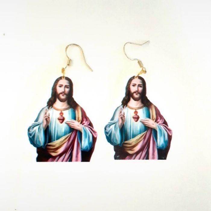 Boucles d’oreilles jesus - photo numéro 1