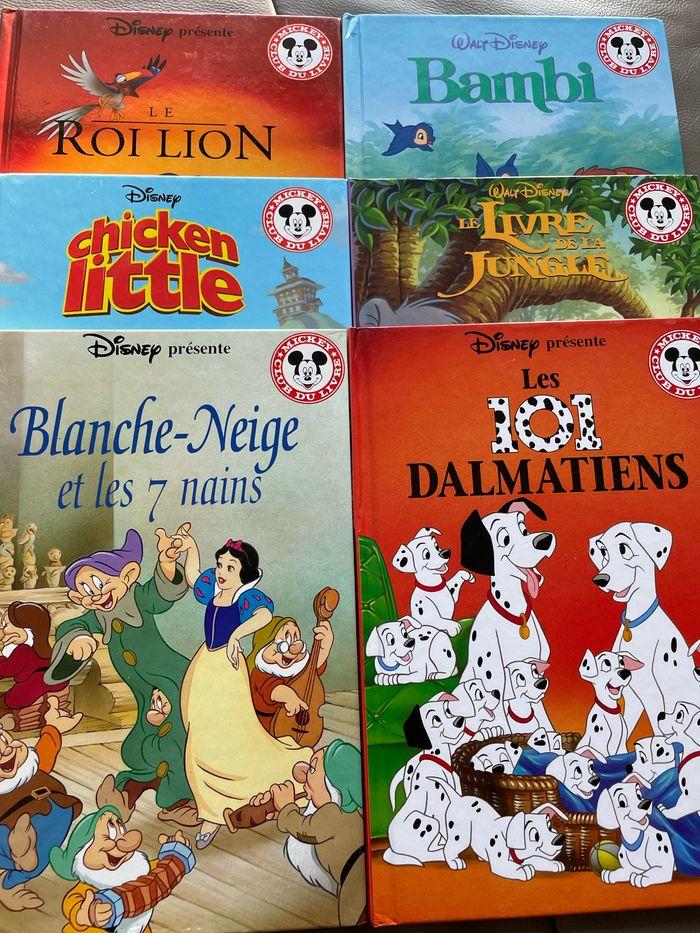 6 livres Disney