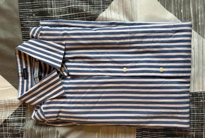 Chemise à rayures tommy hilfiger taille L - photo numéro 5