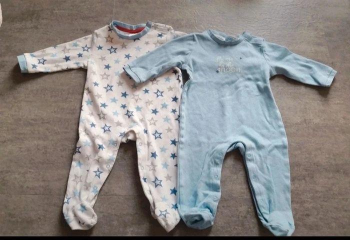 Lot pyjamas fins bébé 3/6 mois - photo numéro 1