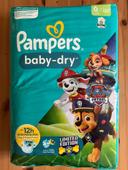 82 couches Pampers Baby Dry 6 Edition Paw Patrol