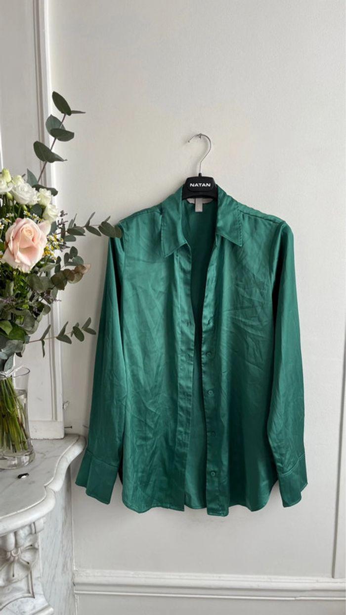 Chemise verte émeraude - photo numéro 1