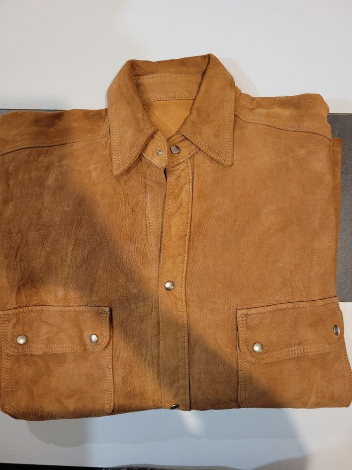 Veste en daim vintage - photo numéro 2