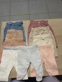 Lot pantalon bébé