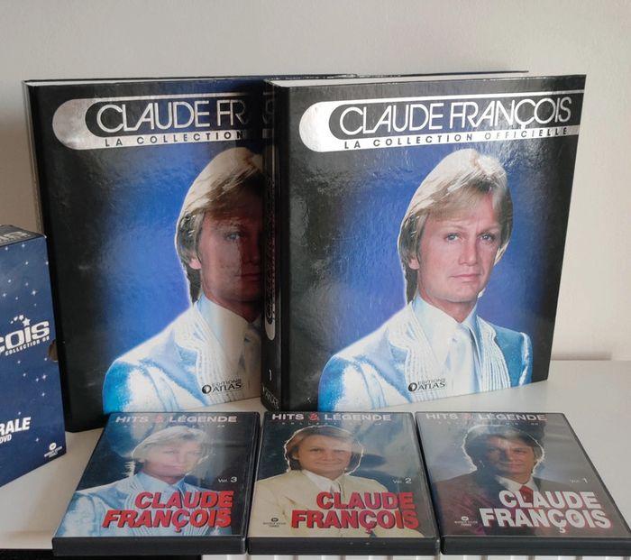 Lot Claude François: 2 classeurs "La collection officielle" + coffret DVD: L'intégrale - photo numéro 3