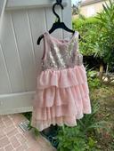 Robe paillette rose