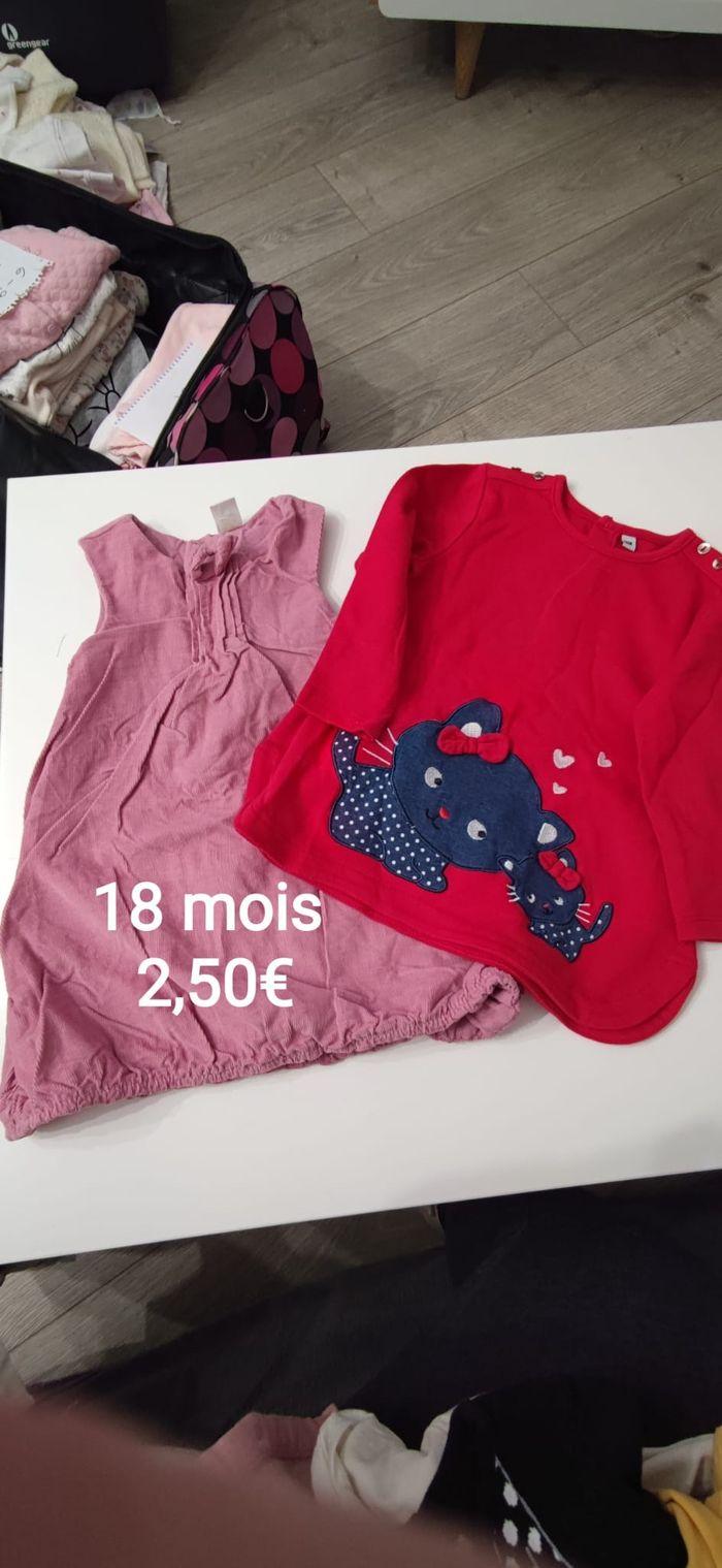 Lot 2 robes 18 mois