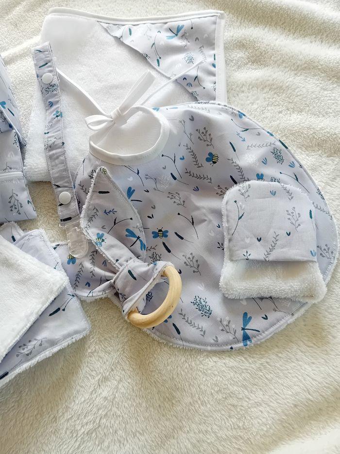 Vend kit bébé  en tissu coton et éponge - photo numéro 3