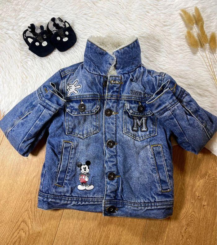 Veste en jean Mickey - photo numéro 1