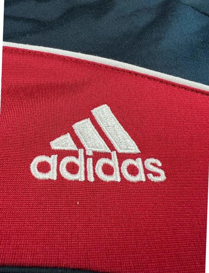 👕 Veste de Sport Adidas Vintage 00’s logo brodé Bleu Marine Taille L 👕 - photo numéro 9