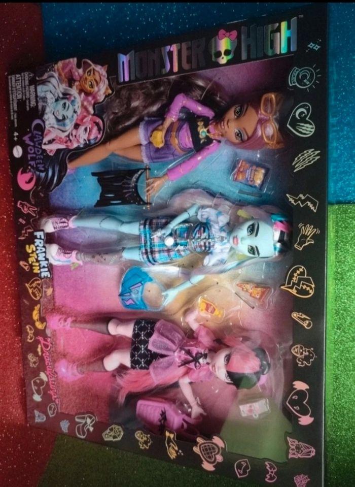 Pack 3 muñecas Monster high