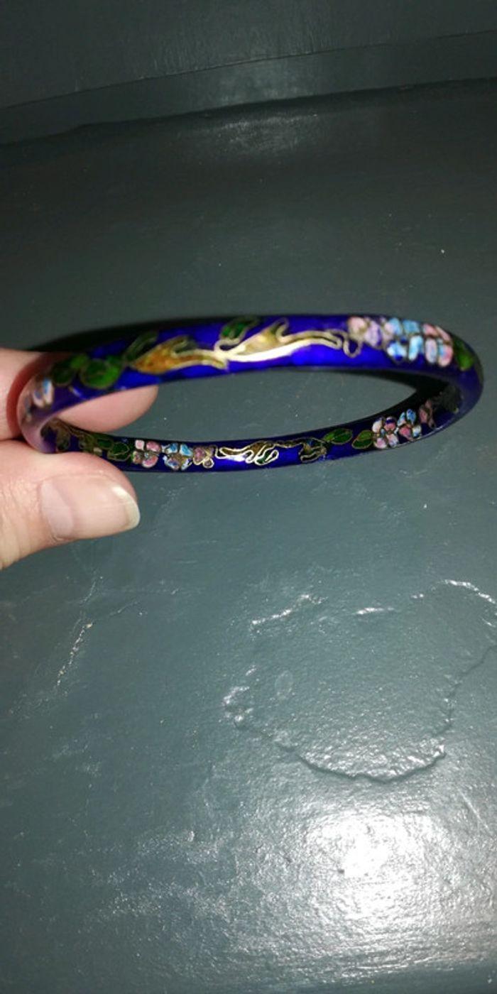 Bracelet métal cloisonné - photo numéro 6