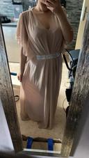 Robe longue beige taille unique