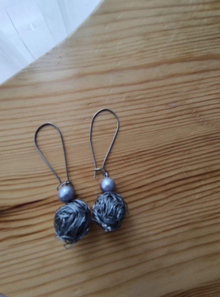 Boucles d'oreilles boules