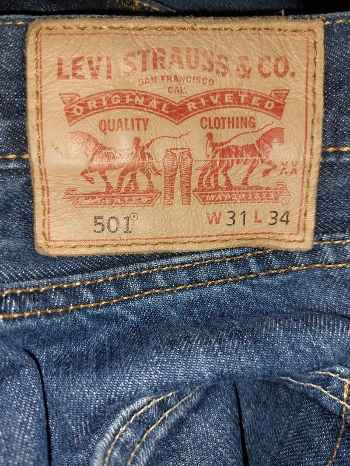 Jean levi's 501 taille W31 L34 - photo numéro 4